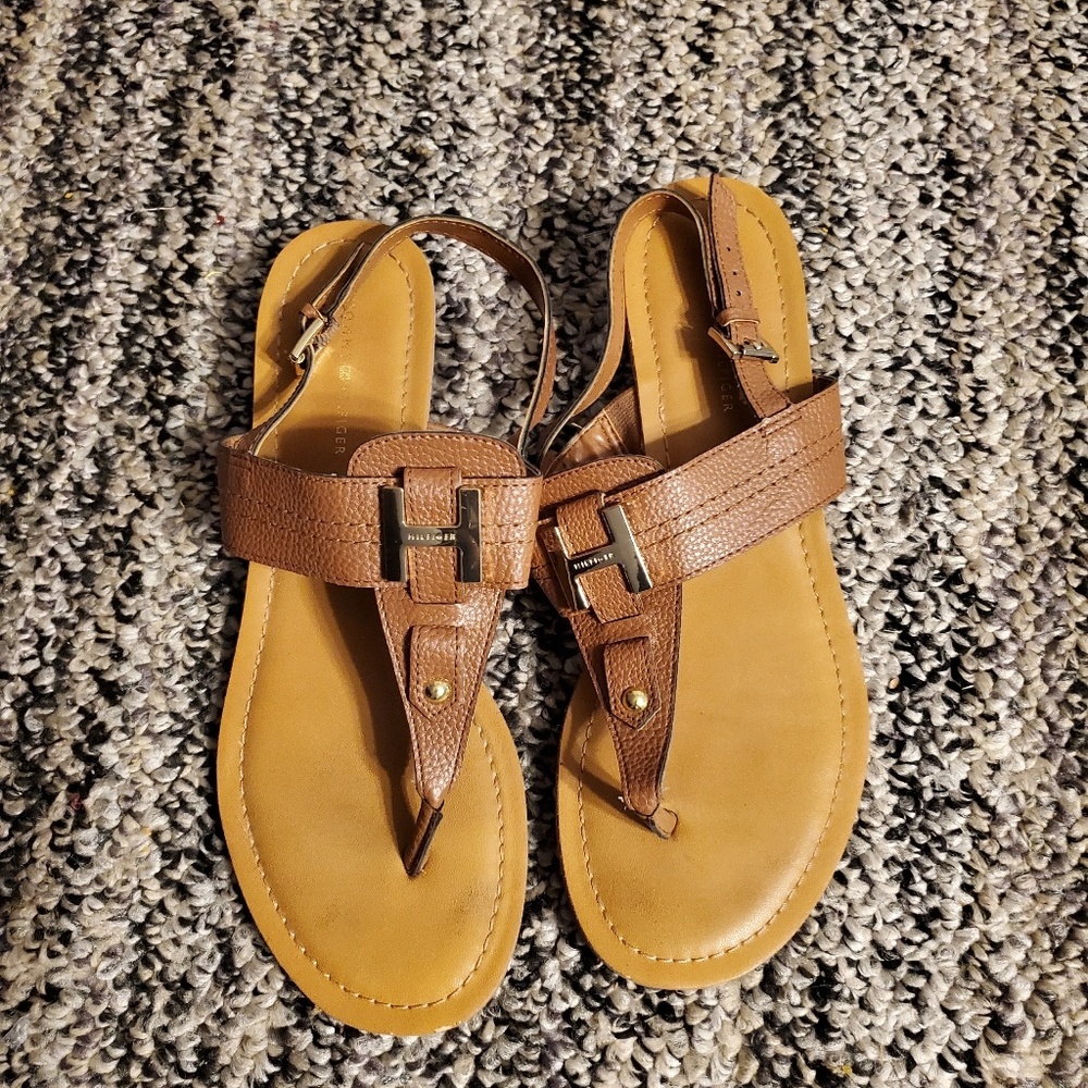 Tan Tommy Hilfilger Sandals